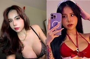 เต้านมขนาดใหญ่สามตัวเชิญชวนหำยาว