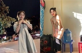 เพื่อหาเลี้ยงชีพ Anna Bear แสดงร่างกายของเธอทางออนไลน์